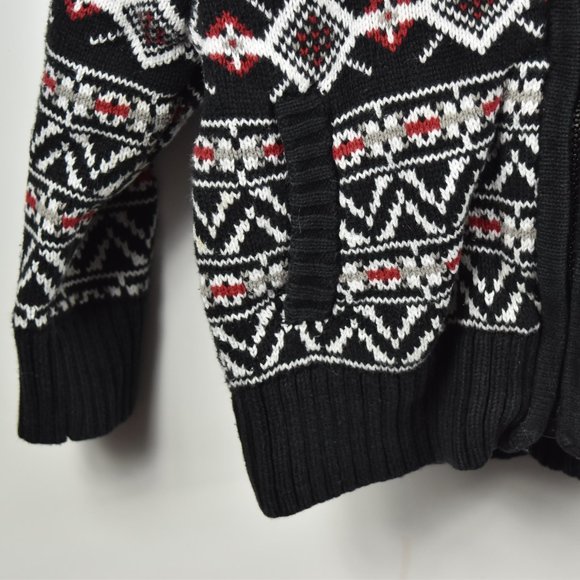 Heavy full zip knit hoodie 3T - Picture 5 of 10